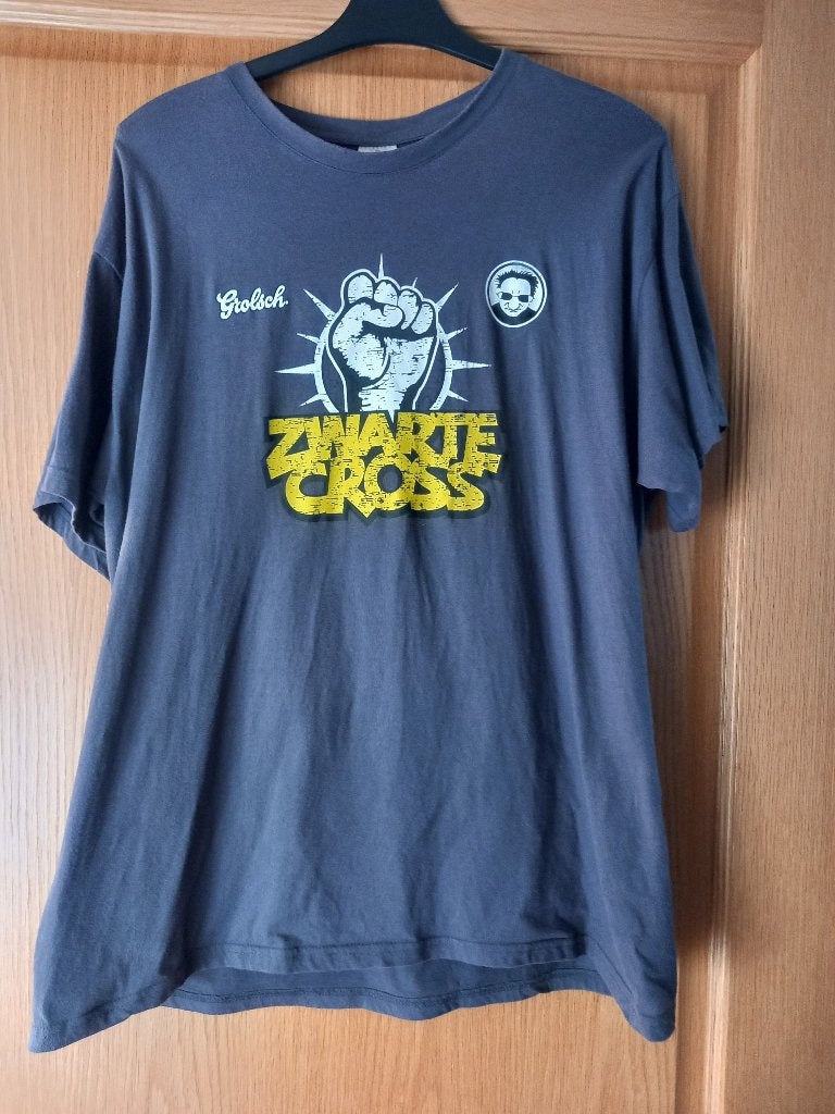 Zwarte Cross shirt editie 2011 Veni, Vidi, Rikie! maat XL, Ophalen of Verzenden, Gedragen, Maat 56/58 (XL), Grijs