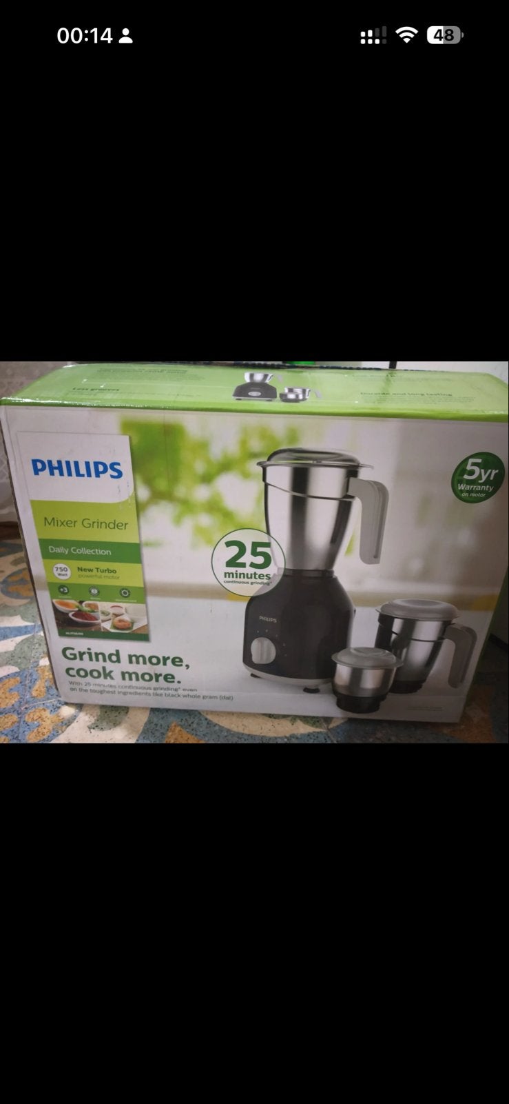 Philips Daily Collection Mixer Grinder - Zo goed als nieuw, Ophalen of Verzenden, Zo goed als nieuw, Blender