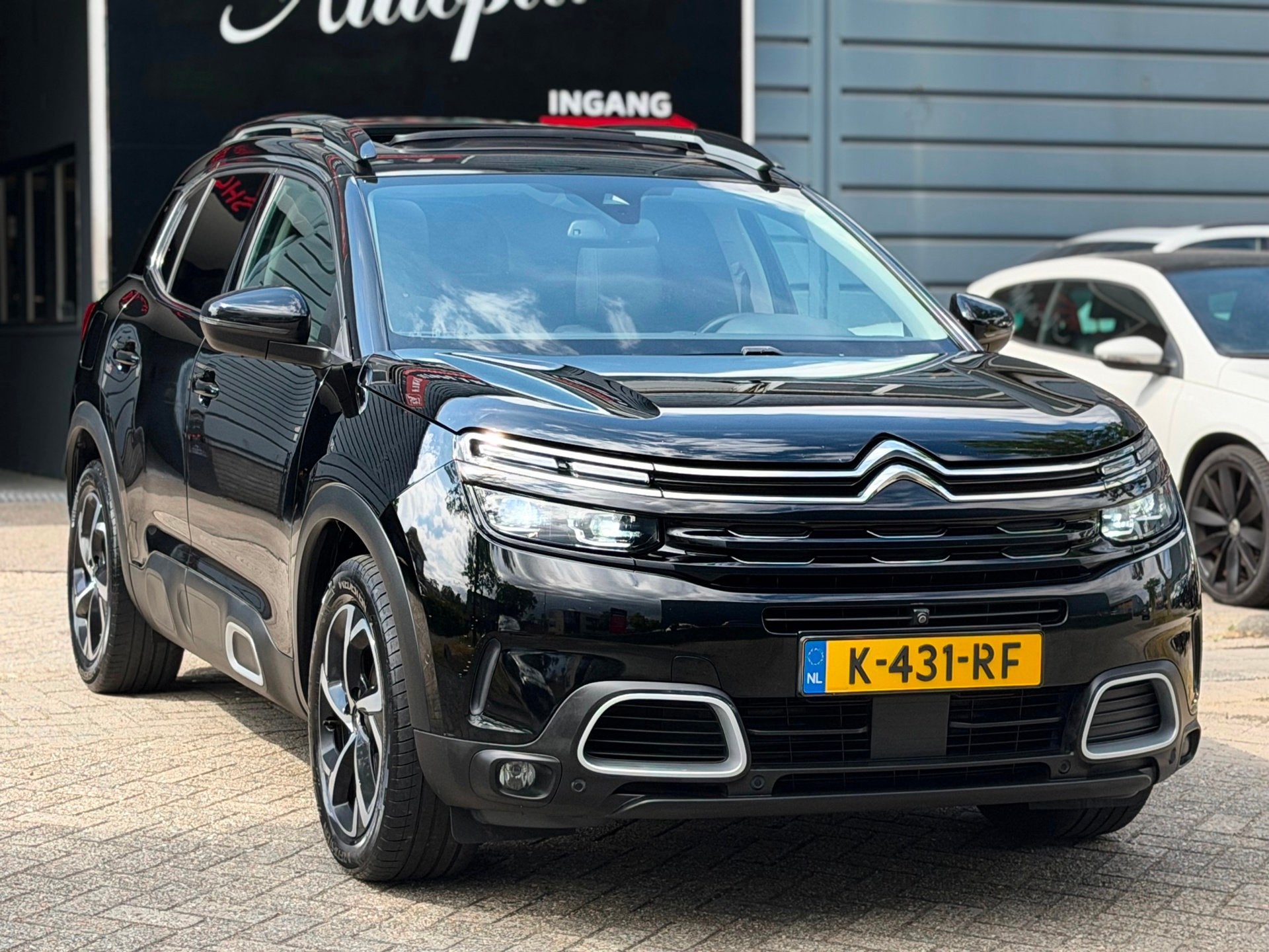 Citroen C5 Aircross 1.2 PureTech Business Plus AUTOMAAT PANO, Gebruikt, 1199 cc, C5 Aircross, Leder en Stof