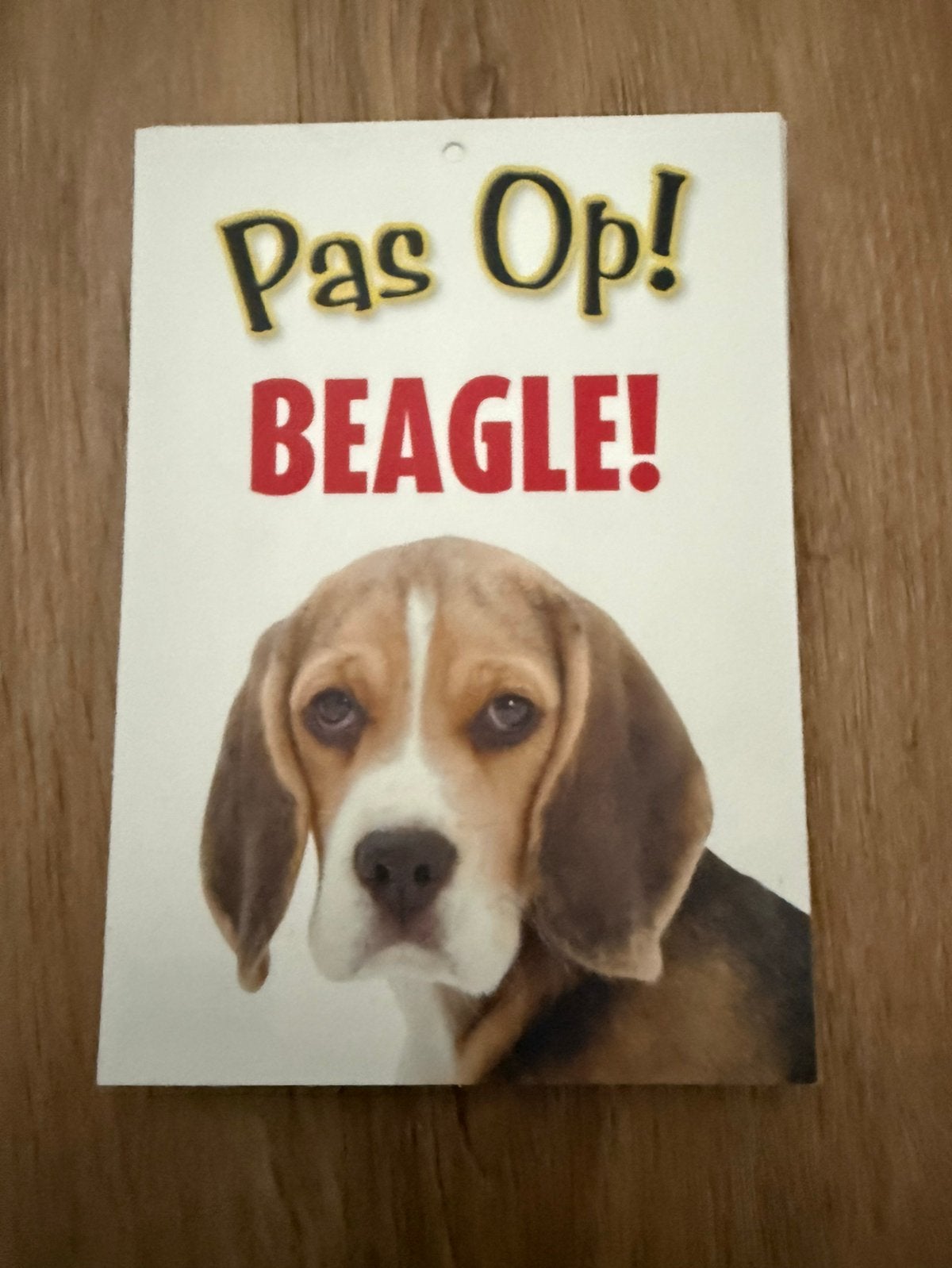 Waakbord beagle, Ophalen of Verzenden, Nieuw