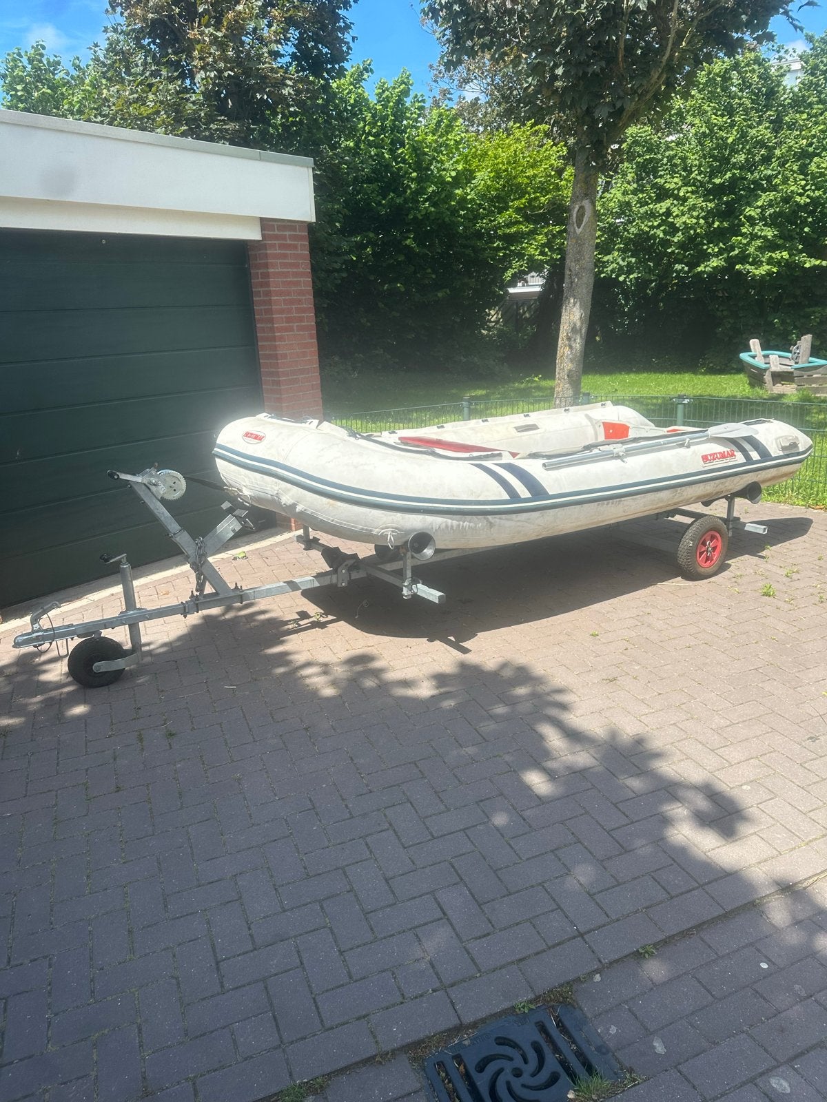 Suzumar rubberboot DS 390, Watersport en Boten, Rubberboten, Ophalen, Gebruikt, Suzumar, Buitenboordmotor