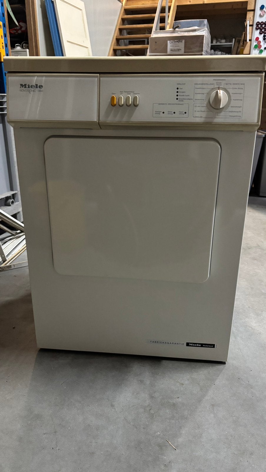 Miele droger, Witgoed en Apparatuur, Ophalen, Zo goed als nieuw, Luchtafvoer, 85 tot 90 cm