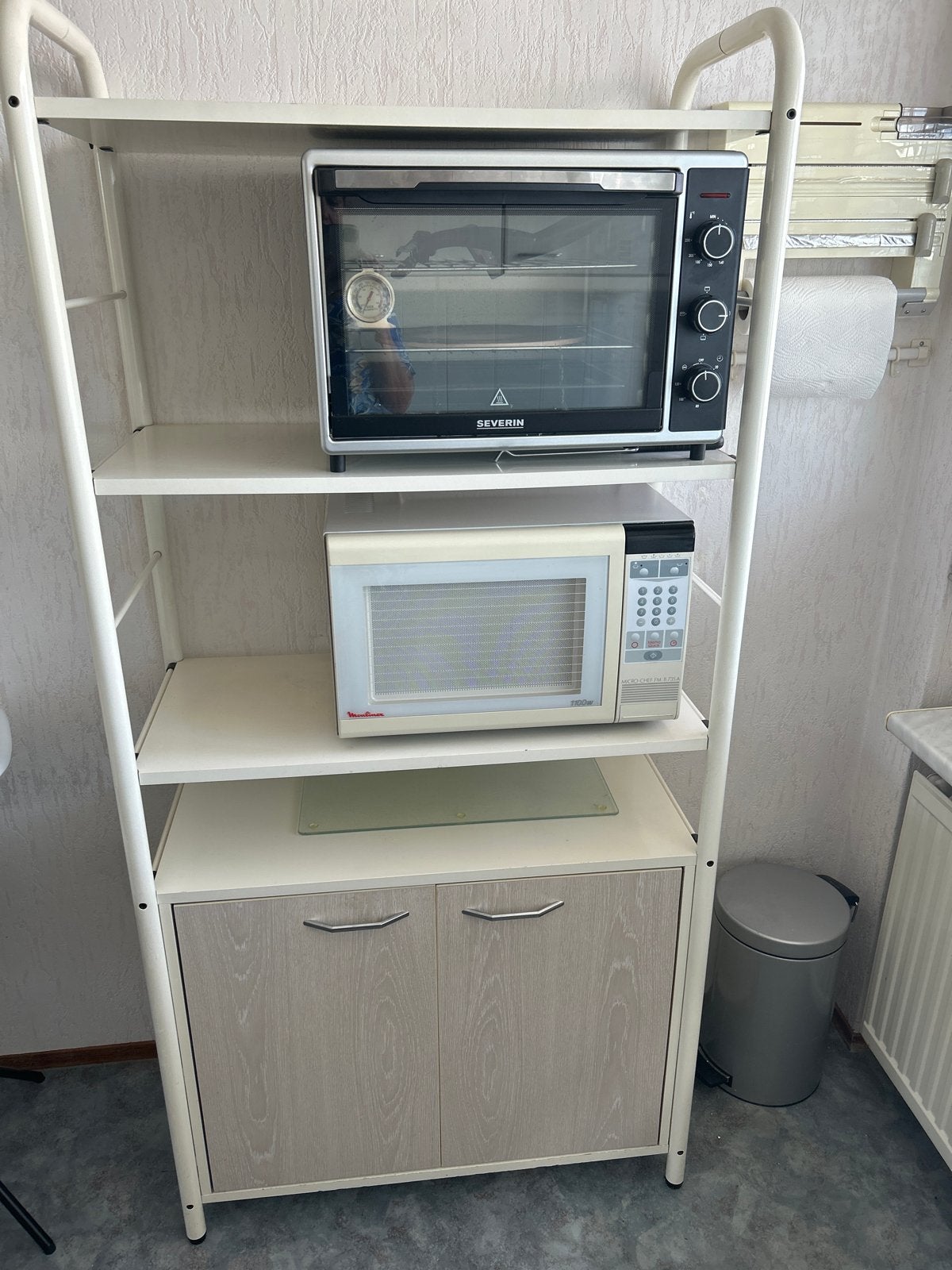 Severin mini-oven en Moulinex magnetron, Ophalen, Gebruikt, 50 tot 100 cm, Minder dan 100 cm