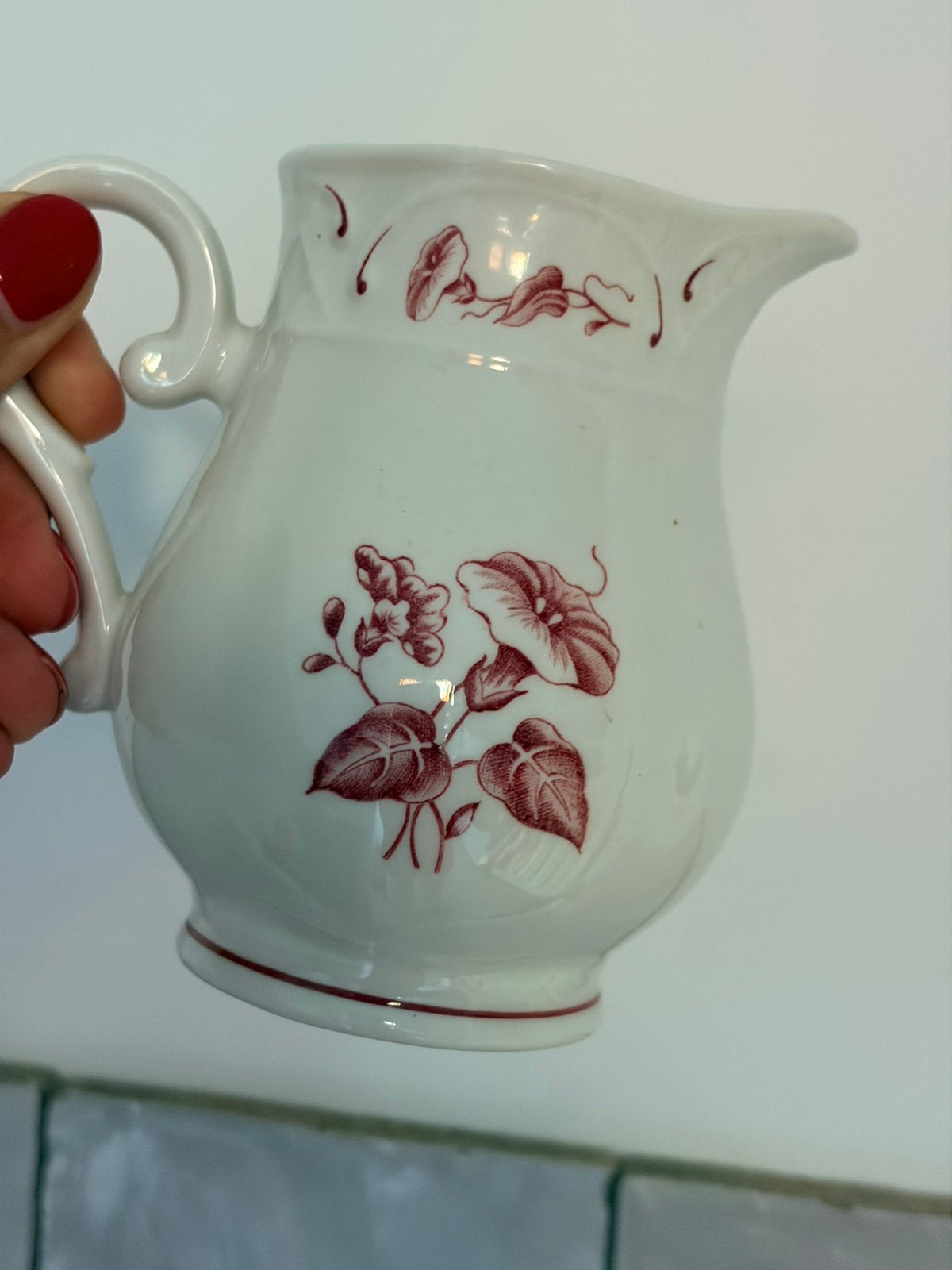 Villeroy en boch melkkan val rouge, Antiek en Kunst, Ophalen