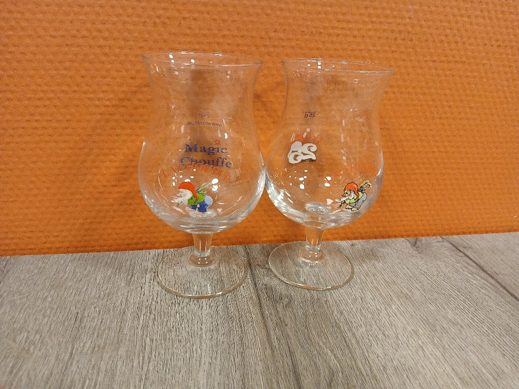 la chouffe, Ophalen of Verzenden, Gebruikt, Bierglas