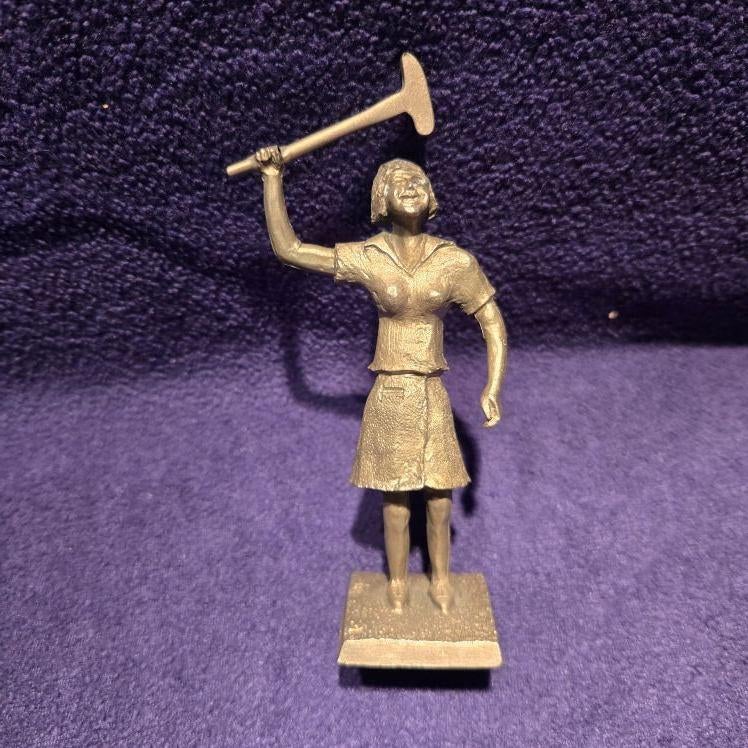 DAALDEROP TINNEN MINIATUUR GOLFSPEELSTER, Ophalen of Verzenden