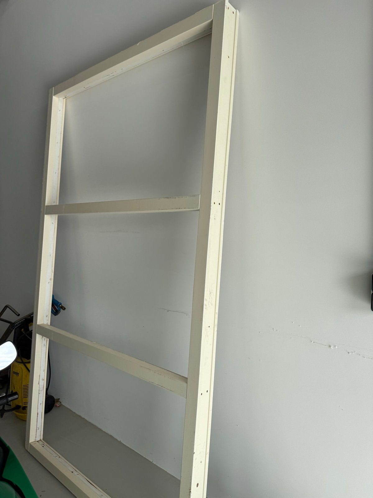 Hardhouten kozijn 155x260 cm, Ophalen, Gebruikt, Raamkozijn, 150 tot 225 cm