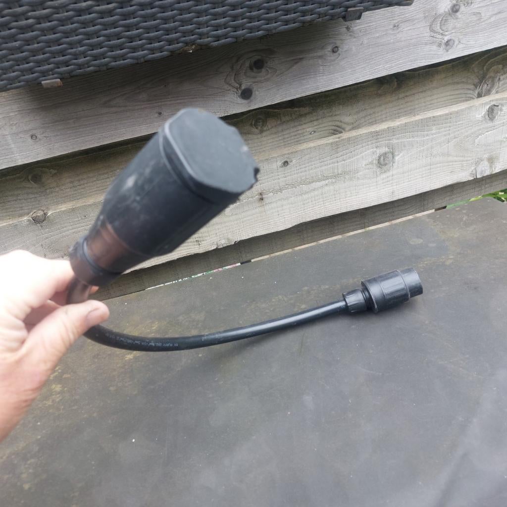 Aanhanger stekker 13-polig naar 7-polig adapter, Ophalen of Verzenden, Gebruikt