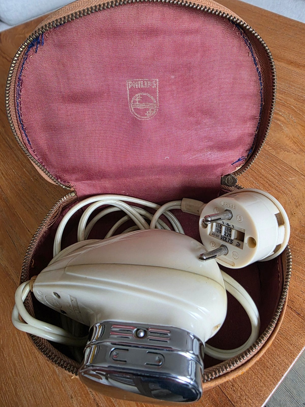 Vintage Philips Philishave 7725 Scheerapparaat met Etui, Ophalen of Verzenden