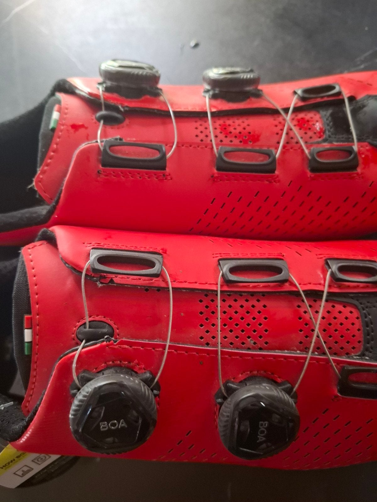 Rode Crono racefietsschoenen met BOA sluiting, Ophalen, Heren, Schoenen, Overige maten