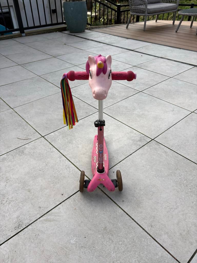 Micro Mini step met eenhoornhoofd, Ophalen of Verzenden, Gebruikt, Gewone step