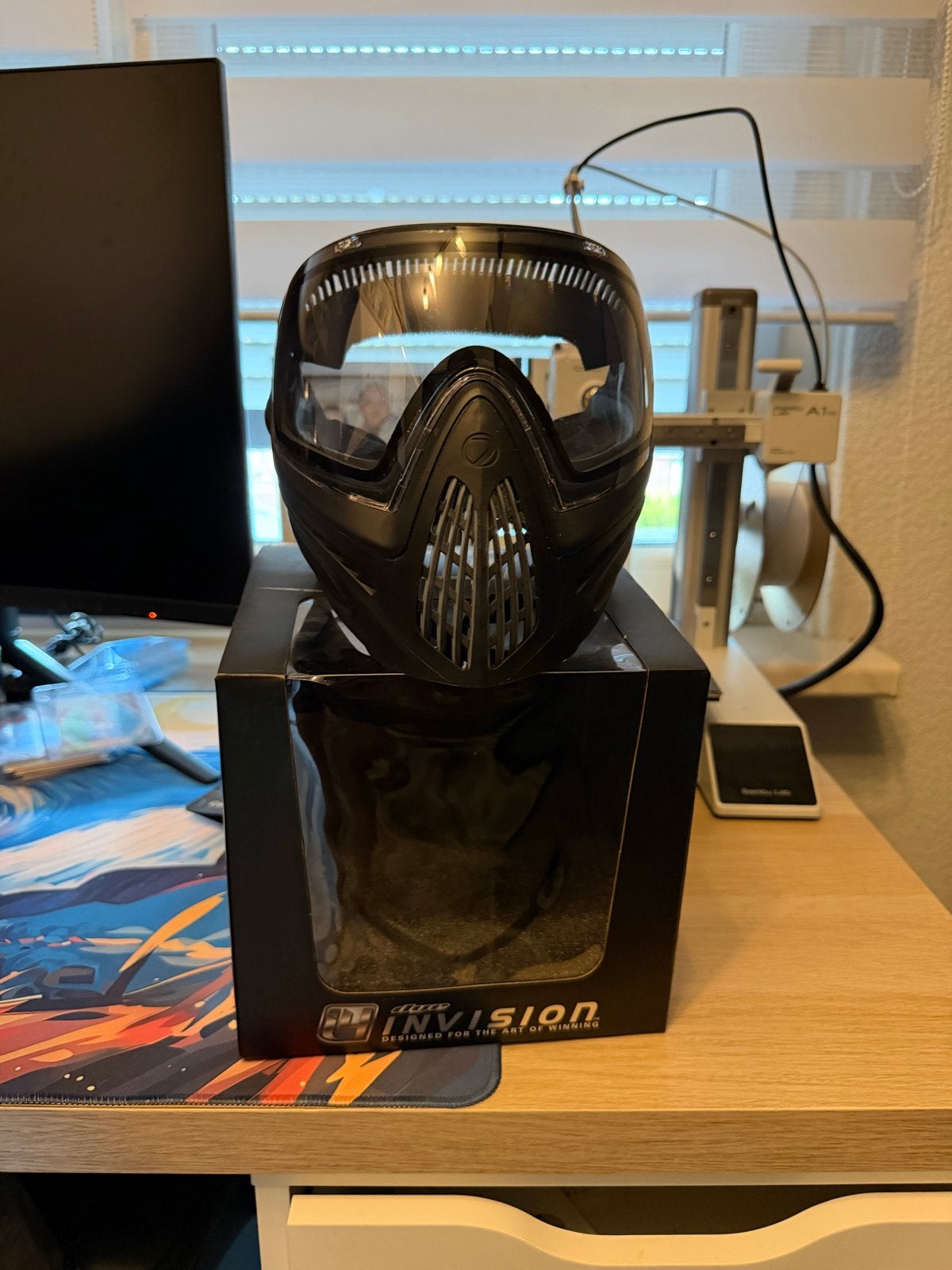DYE i4 Zwart Paintball/Airsoft Masker - Zo goed als nieuw, Ophalen of Verzenden, Zo goed als nieuw