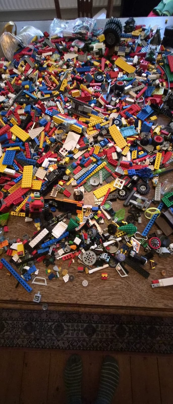 Lego, Ophalen, Gebruikt