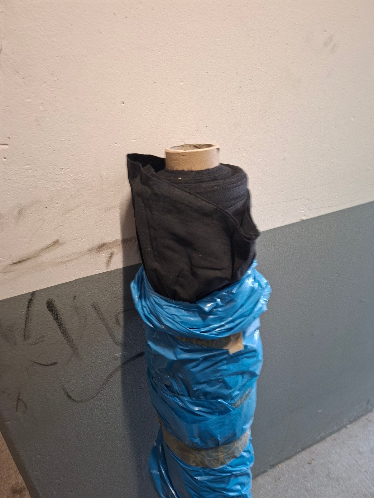 zwarte stof, Huis en Inrichting, Ophalen of Verzenden, Nieuw, Overige materialen