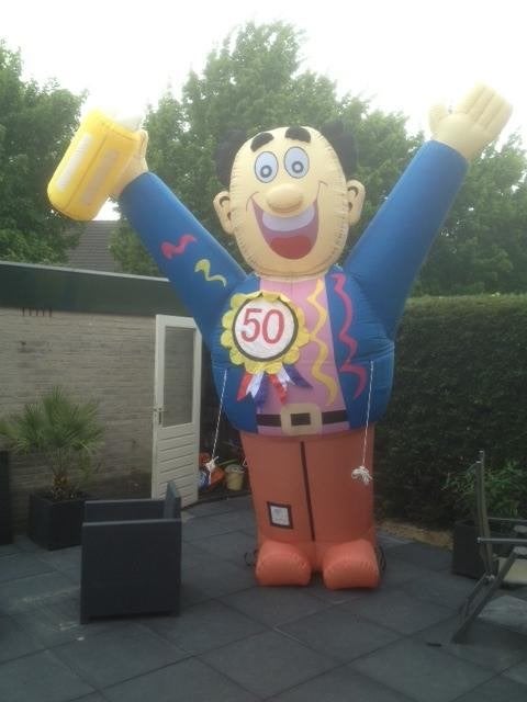 Opblaasbare Abraham! 50 jaar? Verjaardag?, Ophalen, Gebruikt, Abraham of Sarah