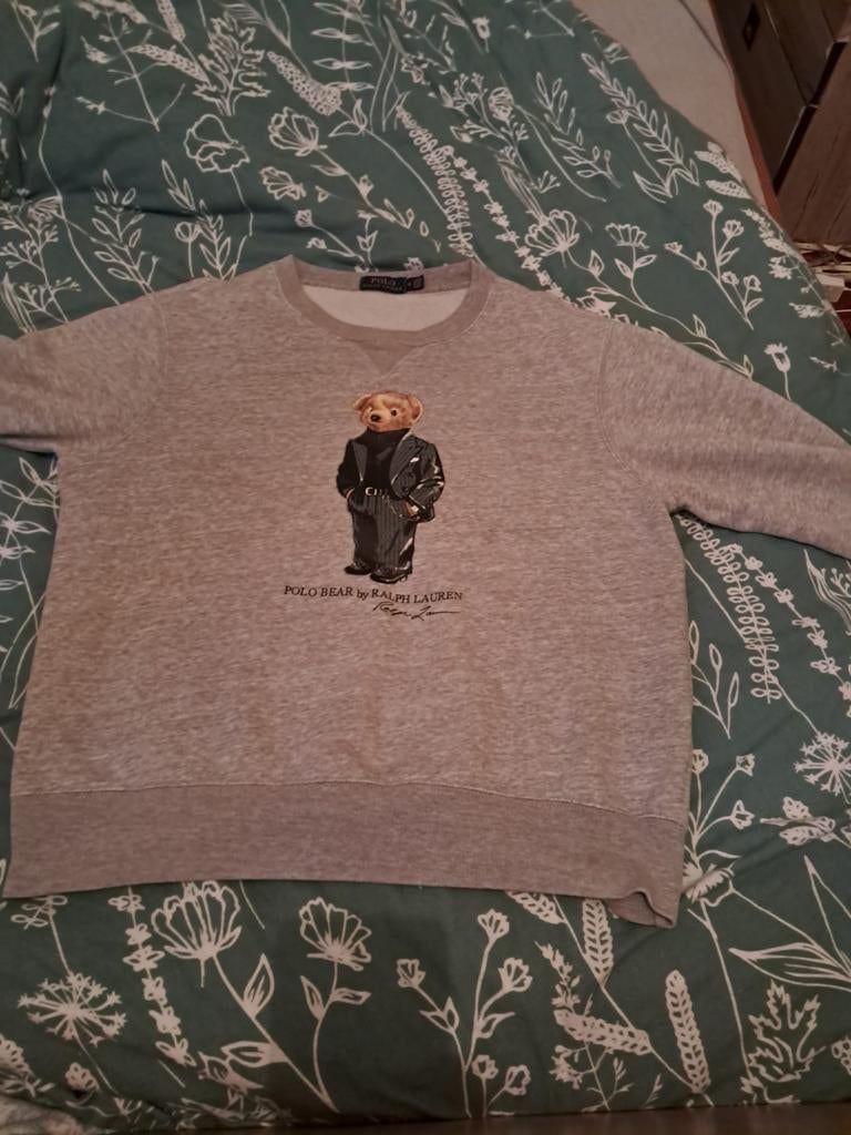 Ralph Lauren Polo Bear Sweatshirt -Limited Edition Suit Bea, Maat 48/50 (M), Ophalen of Verzenden, Grijs, Polo Ralph Lauren