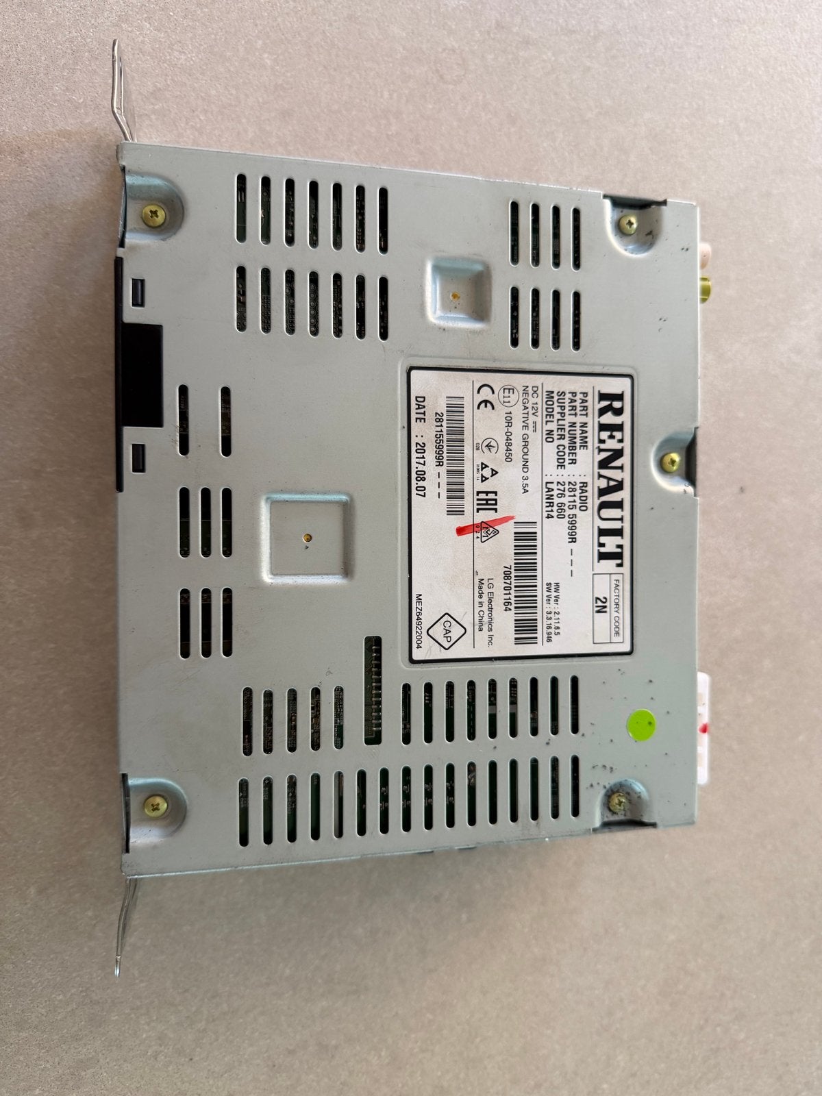 Renault Talisman Megane IV Koleos II Radio Navigatie Module, Auto diversen, Ophalen of Verzenden, Gebruikt
