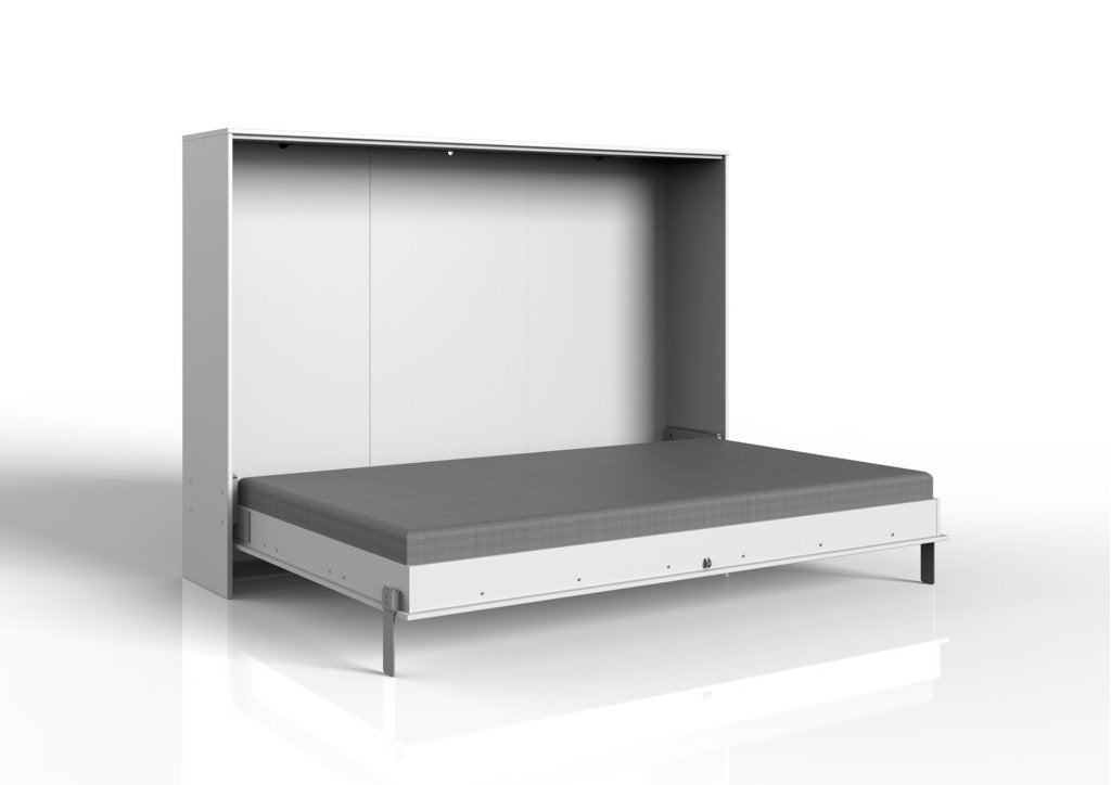 Juist opklapbed horizontaal - 140x200 - Wit, Huis en Inrichting, Slaapkamer | Bedden, Niet ingevuld, Niet ingevuld, Niet ingevuld