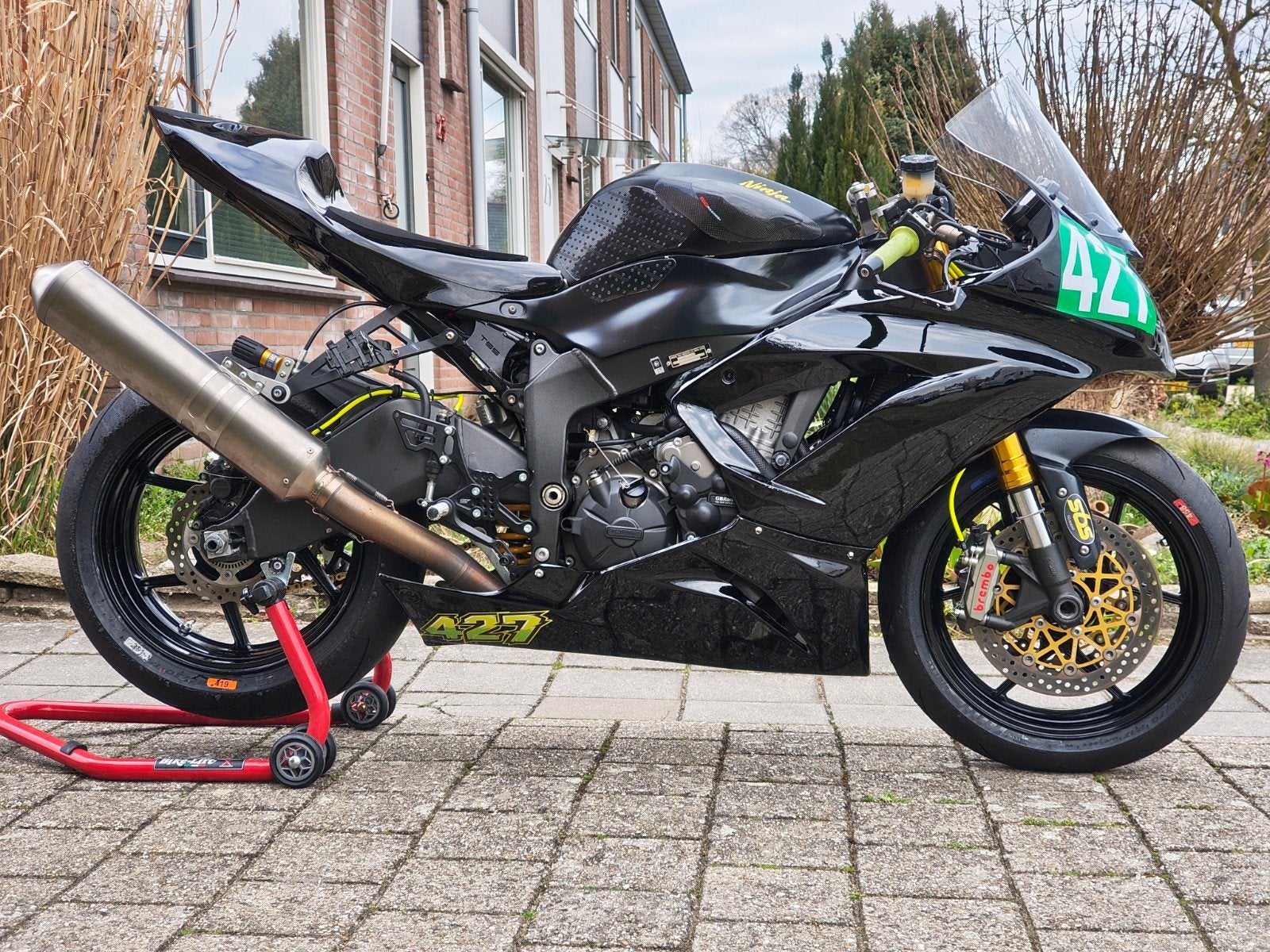Kawasaki 636 zx6r 2013 circuit motor, Ophalen of Verzenden