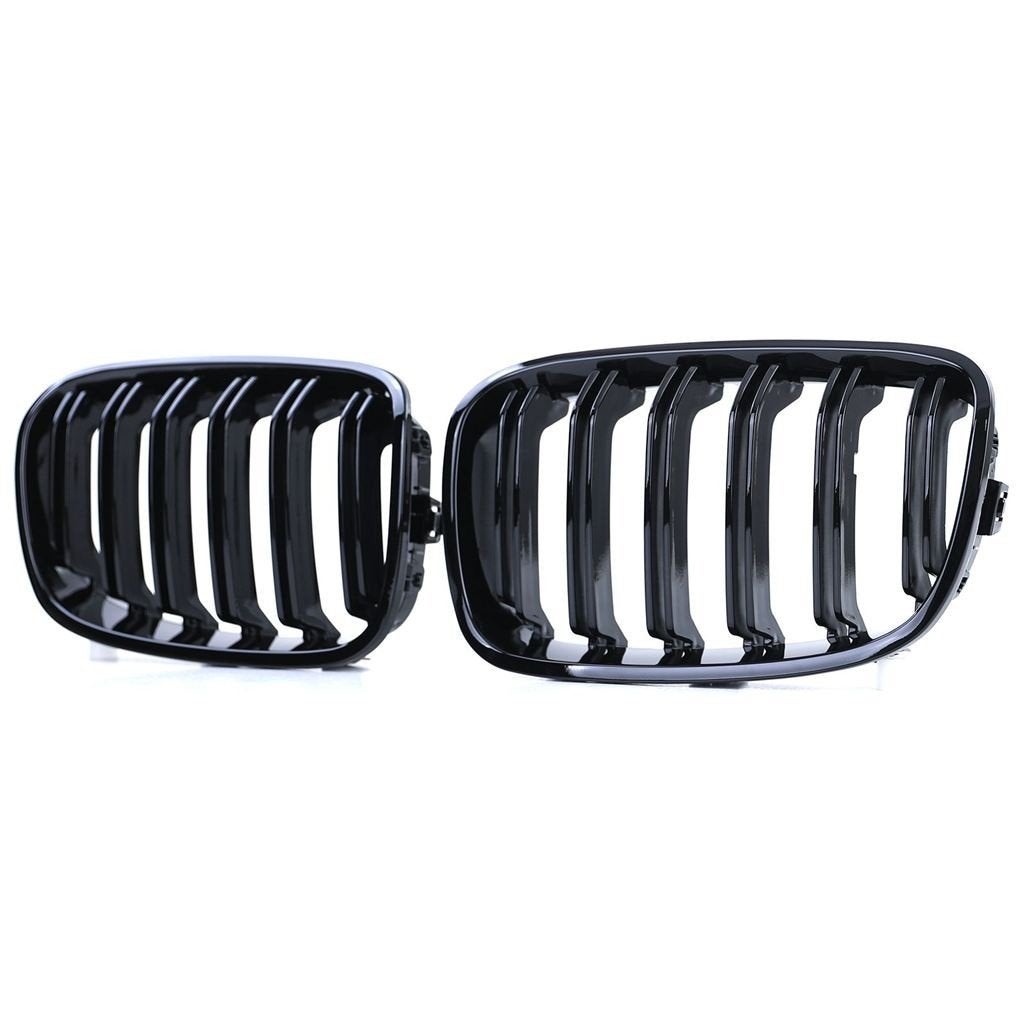 Grill Nieren Dubbele Spijl Zwart Voor Bmw 1 Serie F20 F21, Verzenden, Automotive Parts, A.parts@hotmail.nl, Trasmolenlaan 12 3447 GZ Woerden