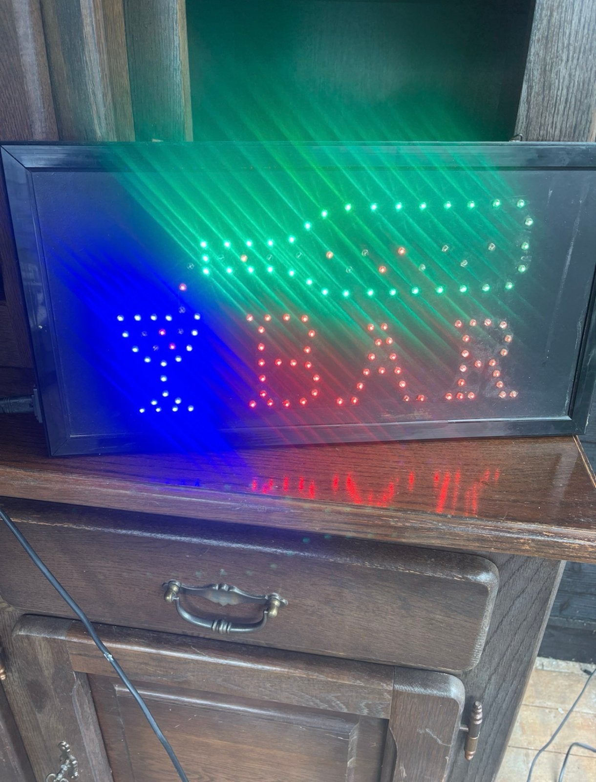 LED Neon Bar Sign - Lichtreclame voor Bar/Café, Gebruikt, Meerkleurig, Kunststof, Ophalen of Verzenden