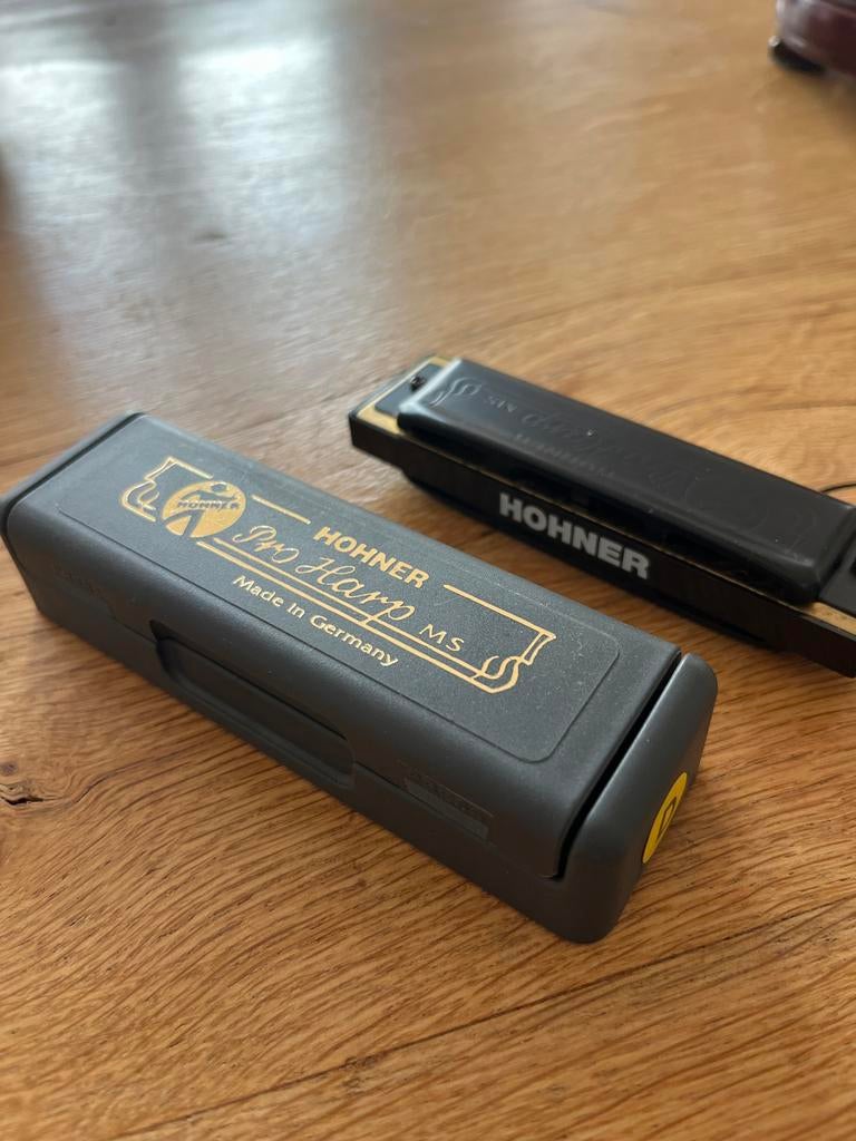 Hohner Pro Harp mondharmonica in D, Muziek en Instrumenten, Blaasinstrumenten | Mondharmonica's, Ophalen of Verzenden, Zo goed als nieuw