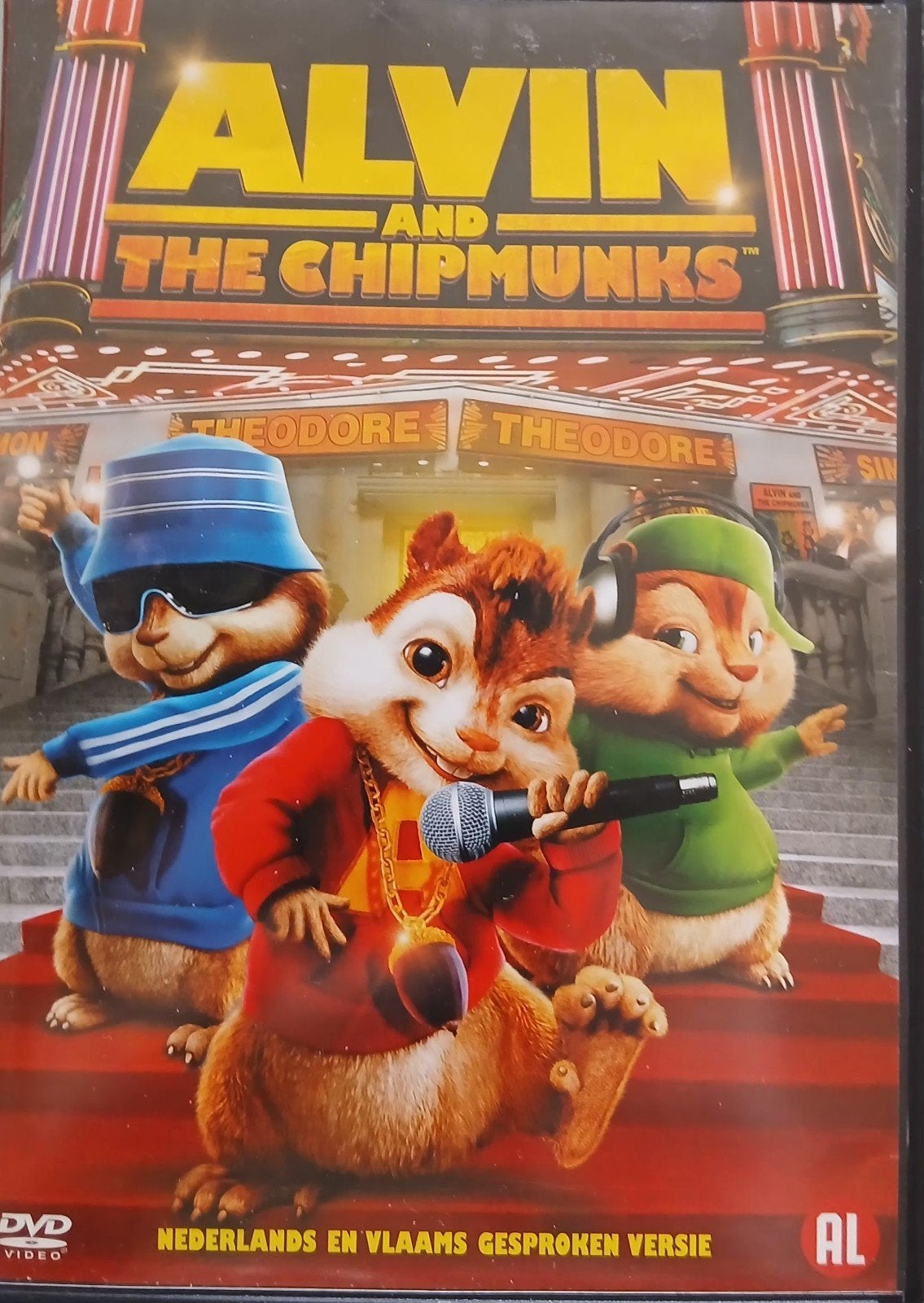 Alvin and the chipmunks dvd.s 3 stuks zie foto.pakket 410, Alle leeftijden, Ophalen of Verzenden, Zo goed als nieuw, Europees