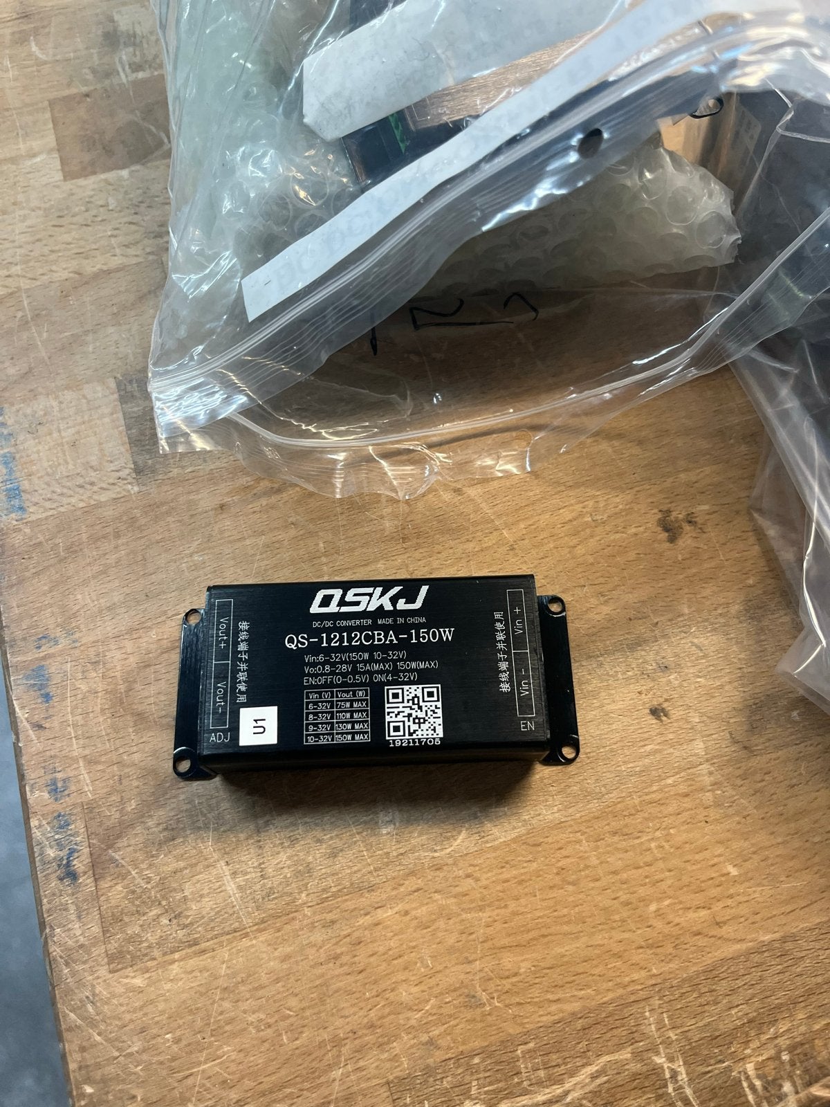 QSKJ DC/DC Converter QS-1212CBA-150W, Ophalen of Verzenden, Nieuw