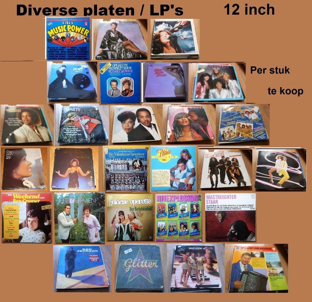 Diverse LP s / Platen en Albums, Ophalen, 1990 - 1999, Overige formaten, Fotohoes