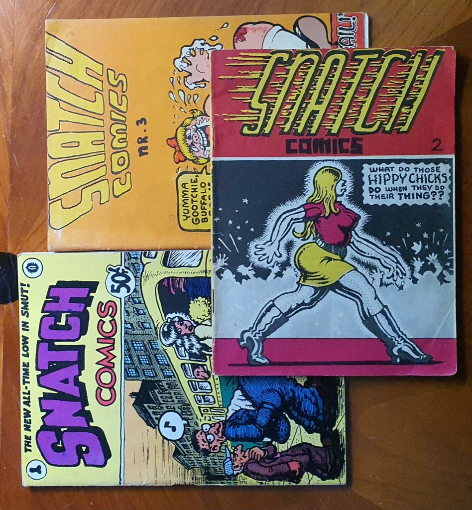 Snatch comics Robert Crumb 1,2 en 3  € 75,-, Boeken, Meerdere comics, Ophalen of Verzenden, Gelezen, Amerika