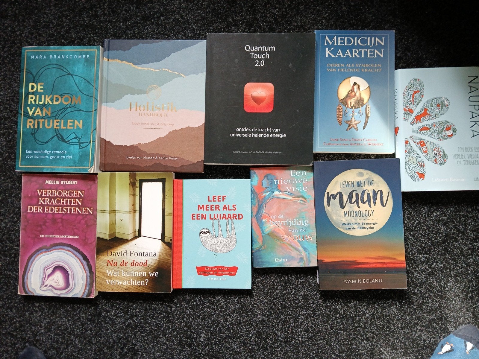 stapel spirituele boeken, Boeken, Ophalen of Verzenden, Gelezen, Spiritualiteit algemeen, Overige typen