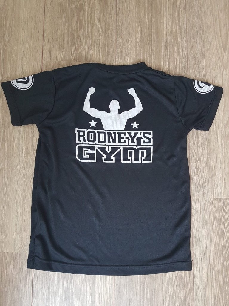 Dantes Pro Boxing Gear T-shirt Rodney's Gym Zwart, Verzenden, Zo goed als nieuw, Shirt of Longsleeve, Dantes Pro Boxing Gear