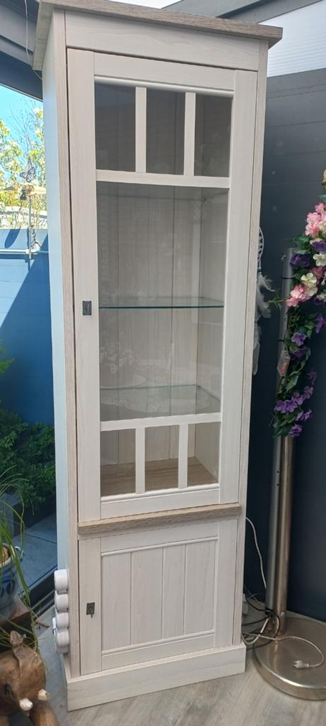 Vitrinekast., Huis en Inrichting, Kasten | Vitrinekasten, Ophalen, 50 tot 100 cm, Zo goed als nieuw, 150 tot 200 cm