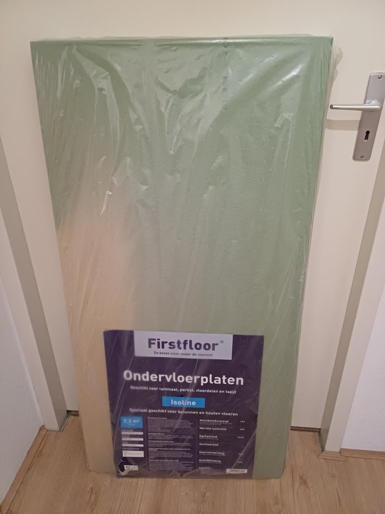 Firstfloor Ondervloerplaten (8 stuks) Isoline 5,76 m2, Ophalen