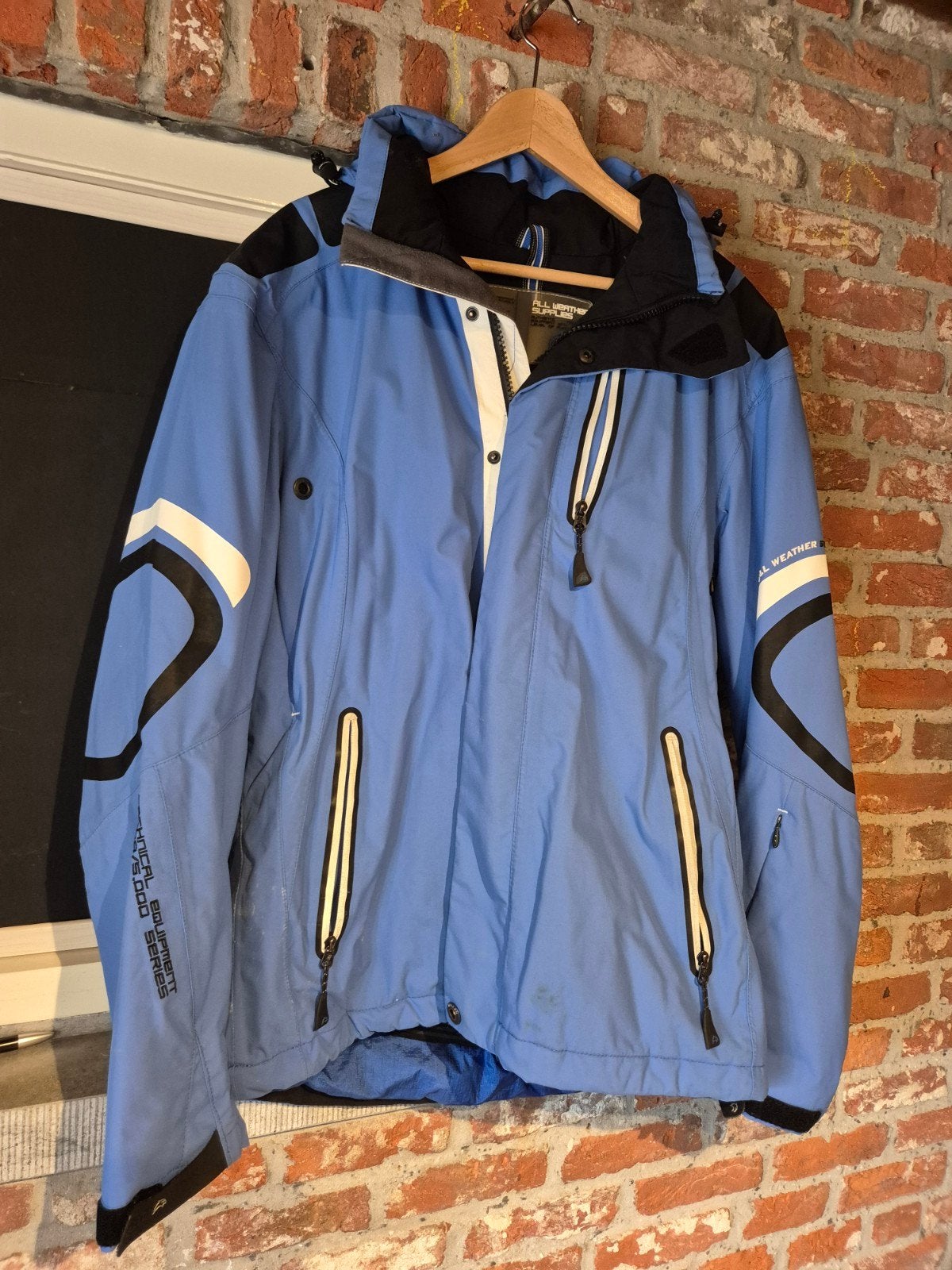 Heren ski-jas maat L - Falcon - Zo goed als nieuw, Kleding | Heren, Maat 52/54 (L), All Weather, Ophalen of Verzenden, Zo goed als nieuw