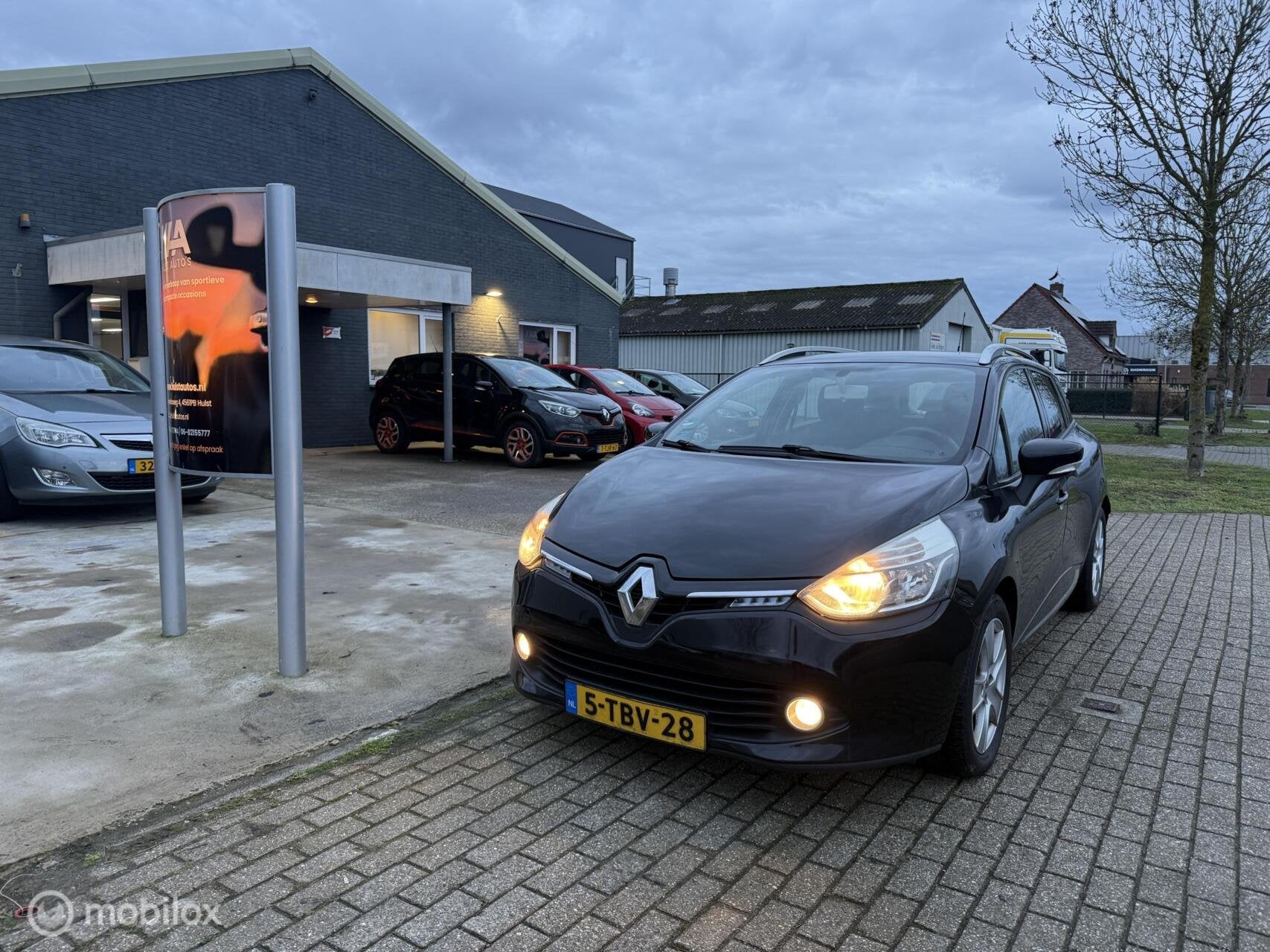 Renault Clio Estate 1.5 dCi Dynamique 2014 Clima/Navi/Lmv/PD, Auto's, Voorwielaandrijving, Euro 5, Gebruikt, Zwart