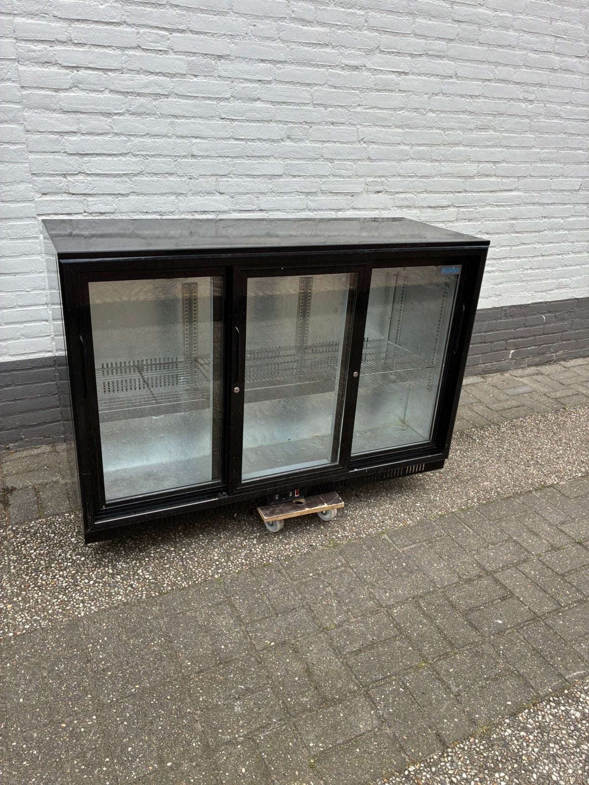 Grote 3 deurs koelkast met glazen deur, Ophalen of Verzenden, Zo goed als nieuw