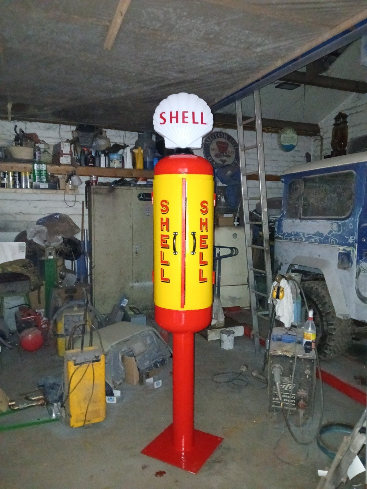 benzinepomp shell, Ophalen of Verzenden, Gebruikt