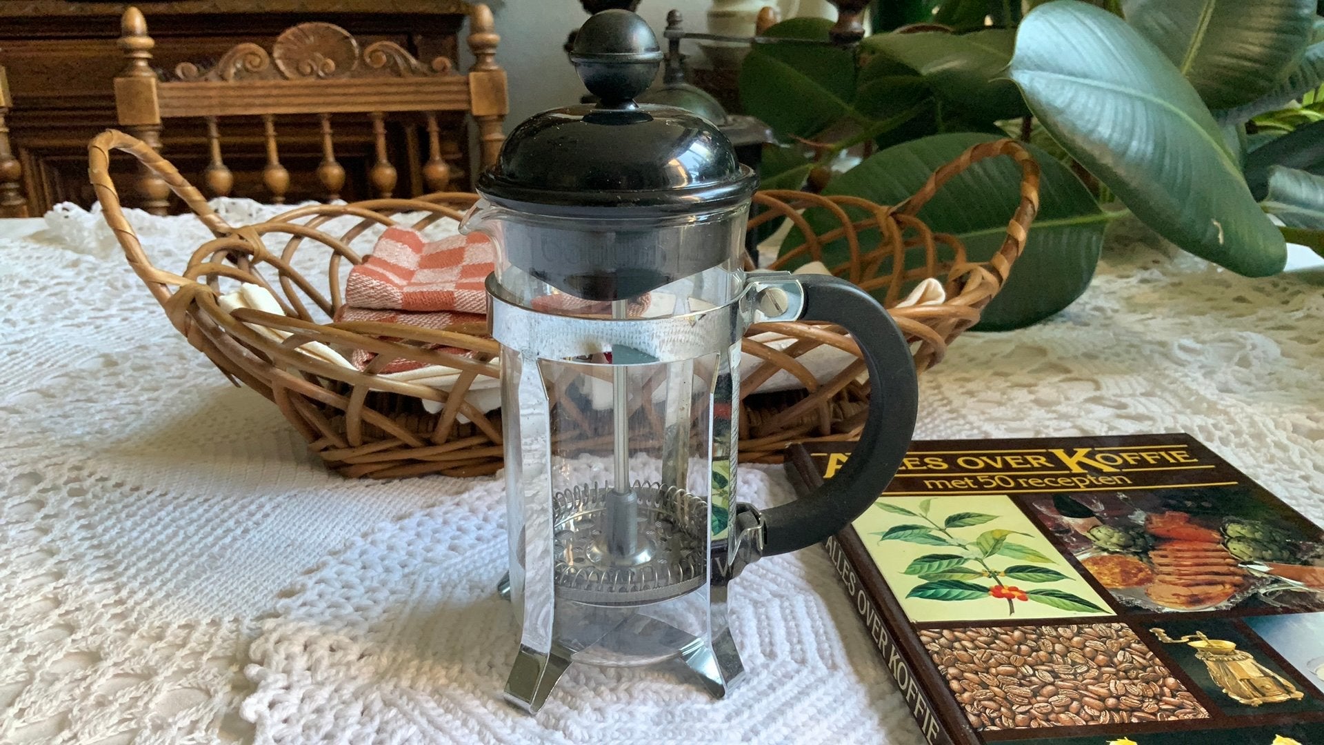 Bodum cafetière/french press/klein formaat, Bodum, Ophalen of Verzenden, Zo goed als nieuw, Glas