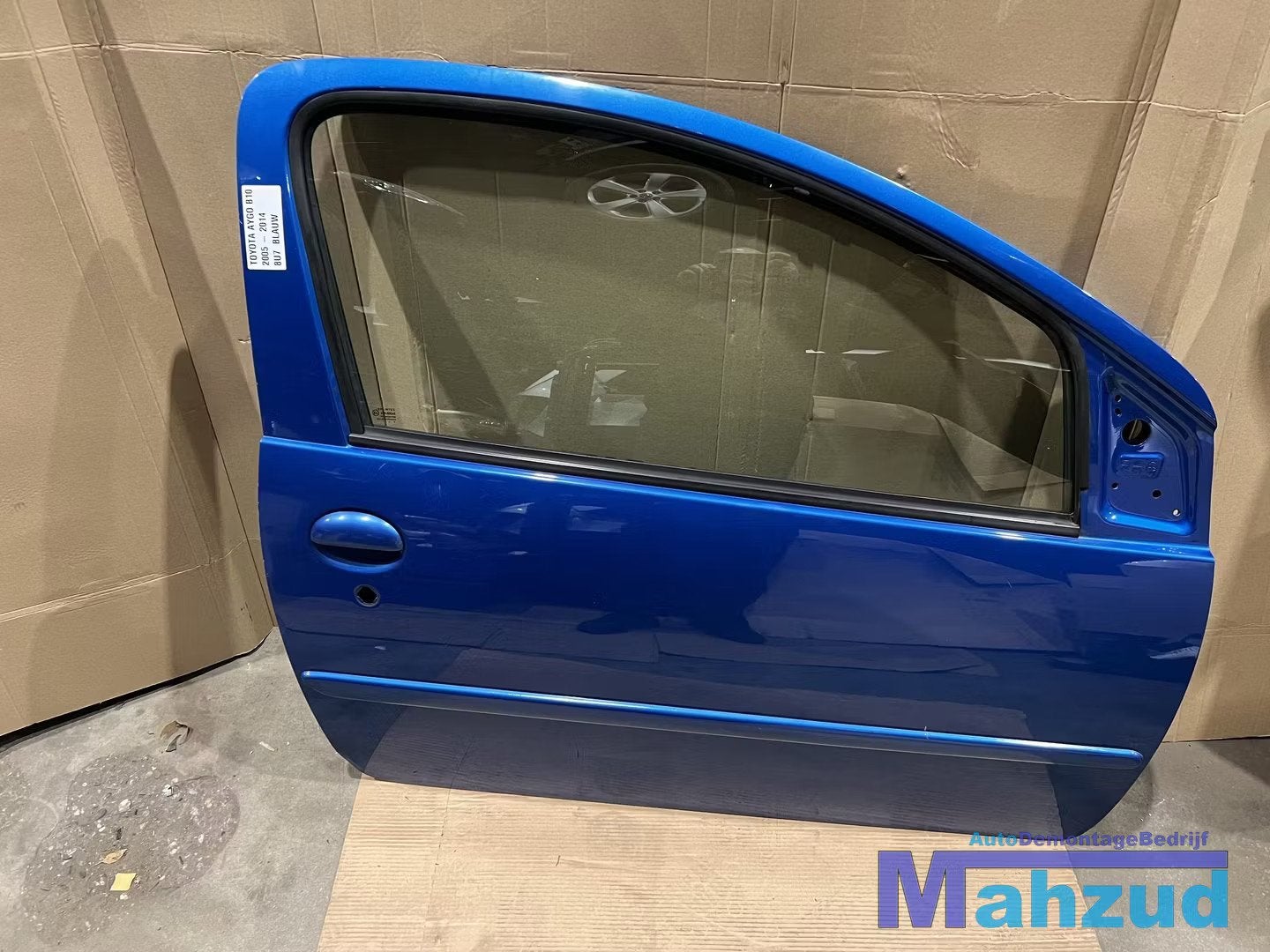 TOYOTA AYGO BLAUW 8U7 Rechts rechter deur portier 3drs 2005-, Auto-onderdelen, Info@toyota.co.jp, Gebruikt, Deur, Toyota Motor Corporation