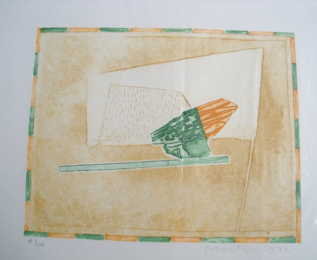 Jan Montyn (1924-2015) zonder titel - nr. 8/10 - 1972, Ophalen of Verzenden