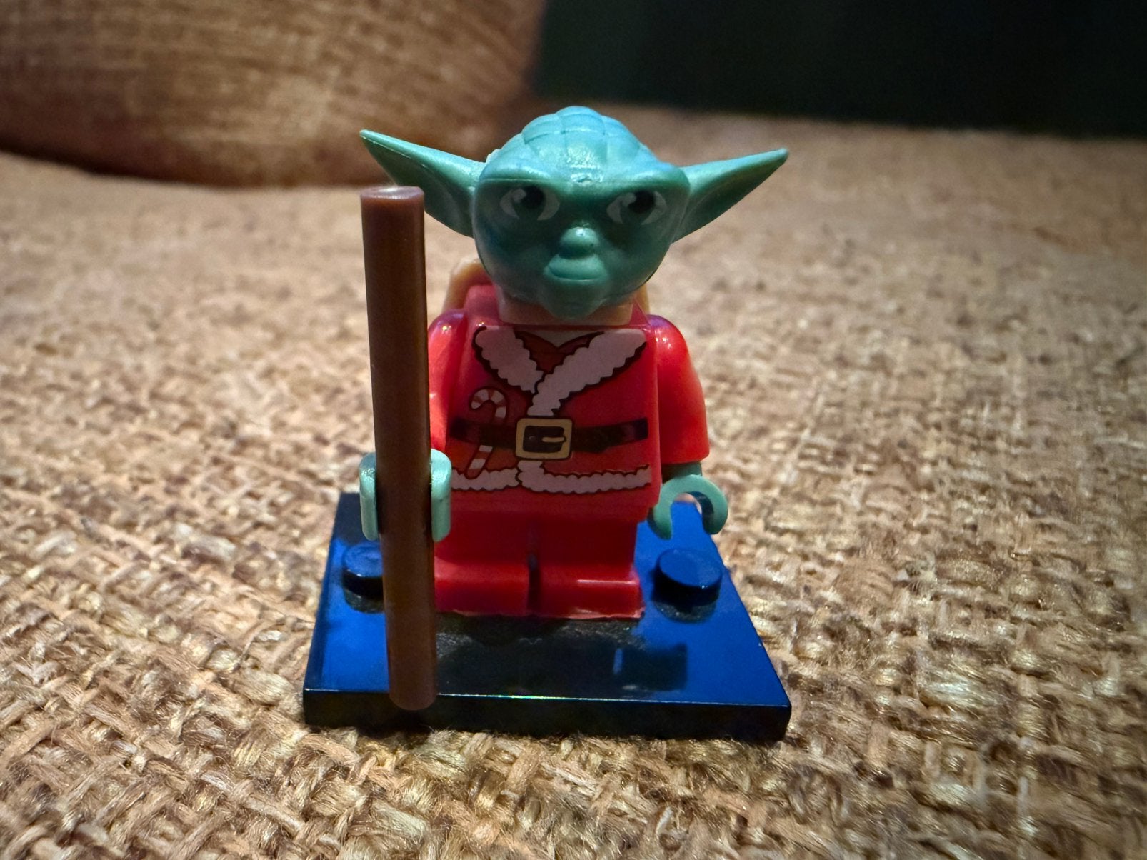 Lego Star Wars Santa Yoda, Ophalen of Verzenden, Zo goed als nieuw, Actiefiguurtje