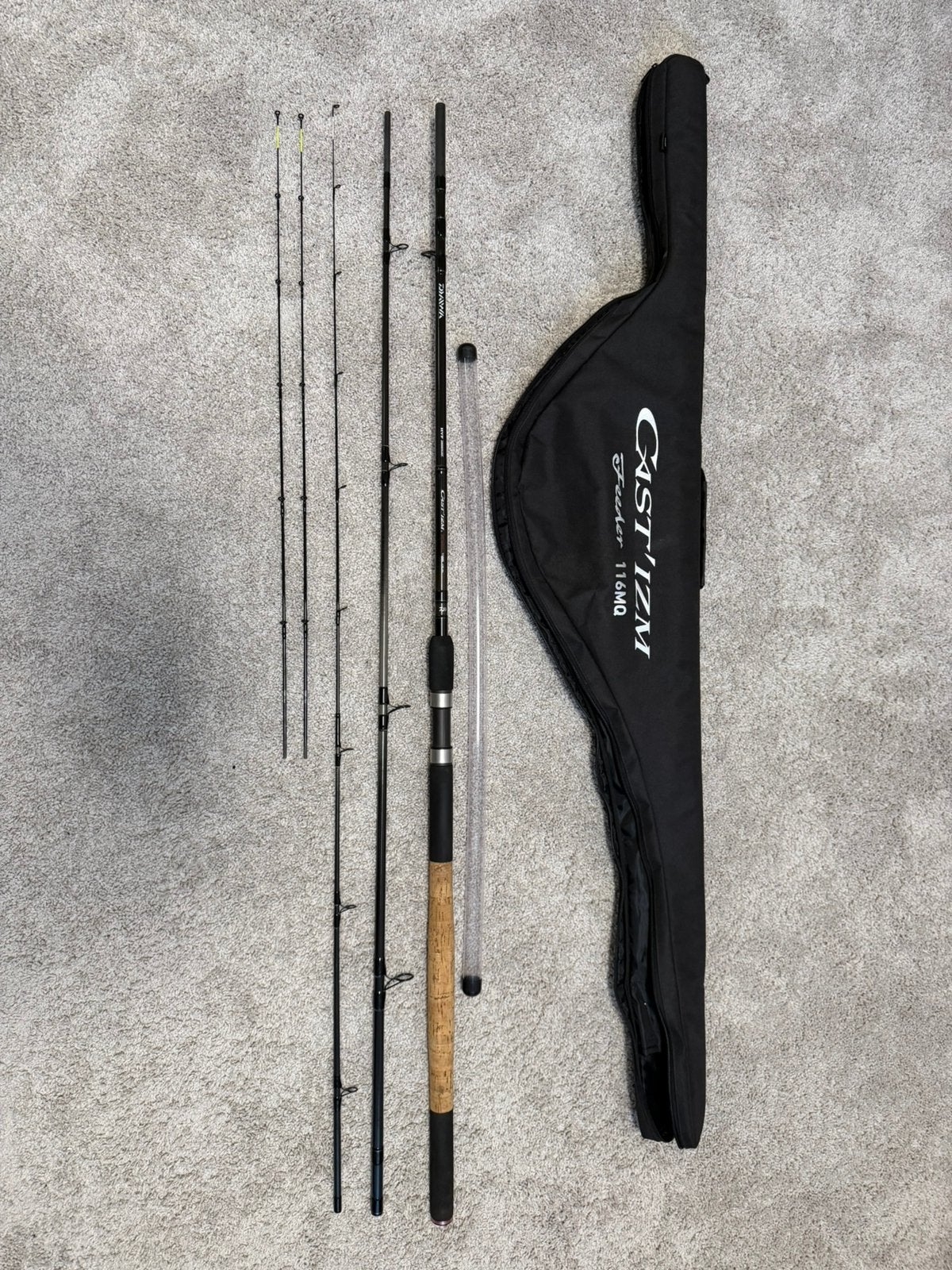 2 stuks Daiwa Cast'izm Feeder Hengels 11 ft., Ophalen of Verzenden, Zo goed als nieuw, Werphengel