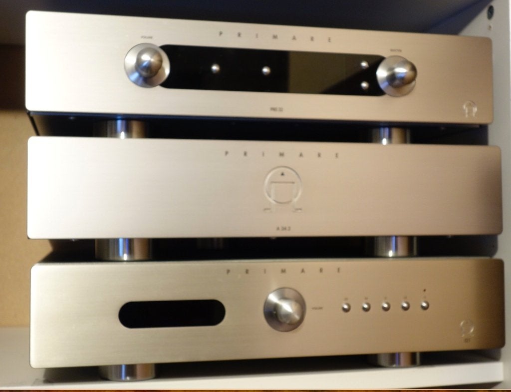 Primare versterkers, Overige merken, Ophalen of Verzenden, Zo goed als nieuw, 120 watt of meer