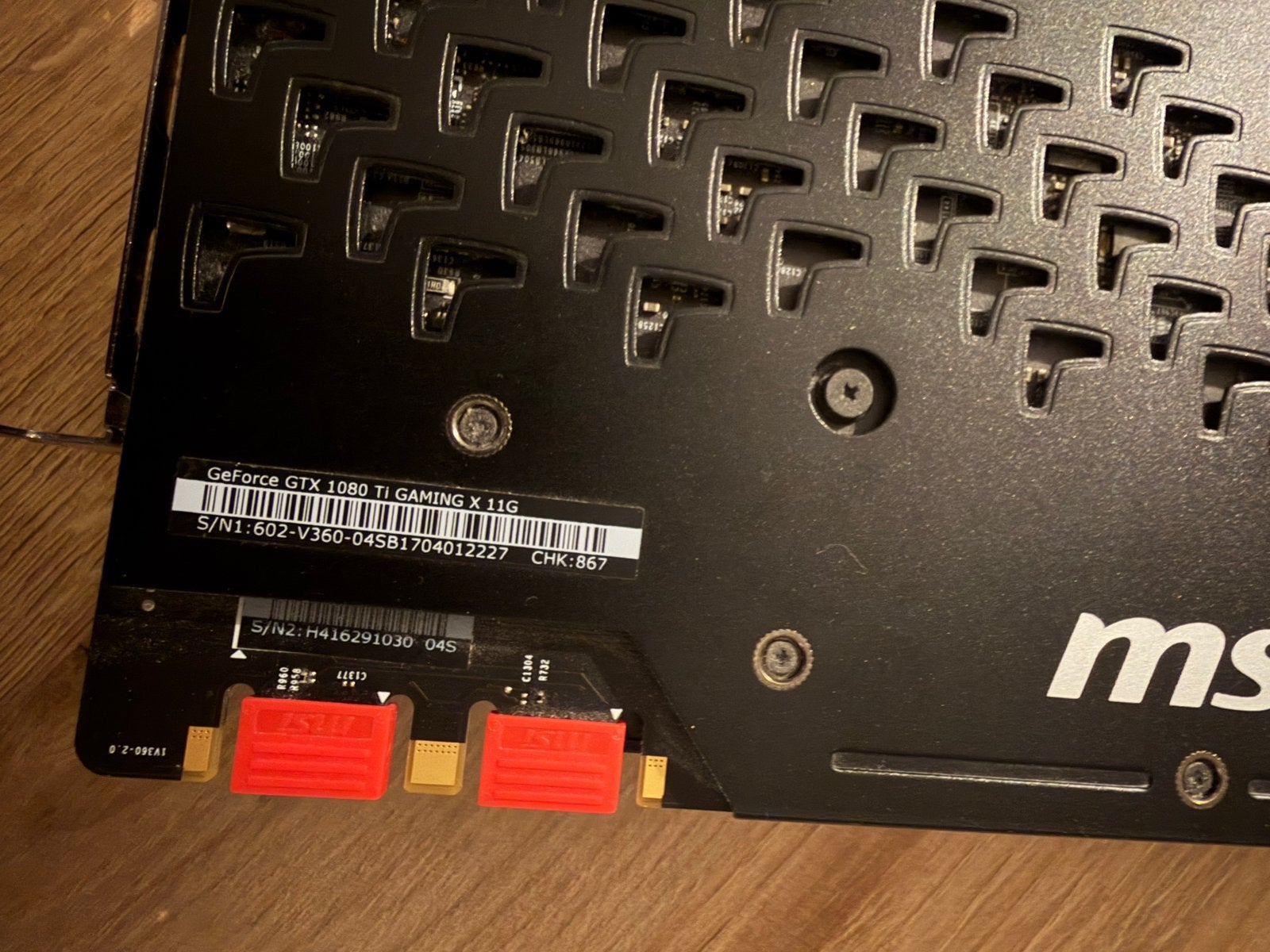 MSI GeForce GTX 1080 Ti GAMING X 11G Videokaart, Computers en Software, PCI-Express 3, Gebruikt, HDMI, Ophalen of Verzenden