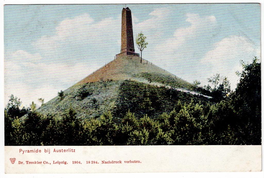 Woudenberg 1905. De Pyramide van Austerlitz., Verzamelen, Ophalen of Verzenden, Voor 1920, Ongelopen, Noord-Brabant