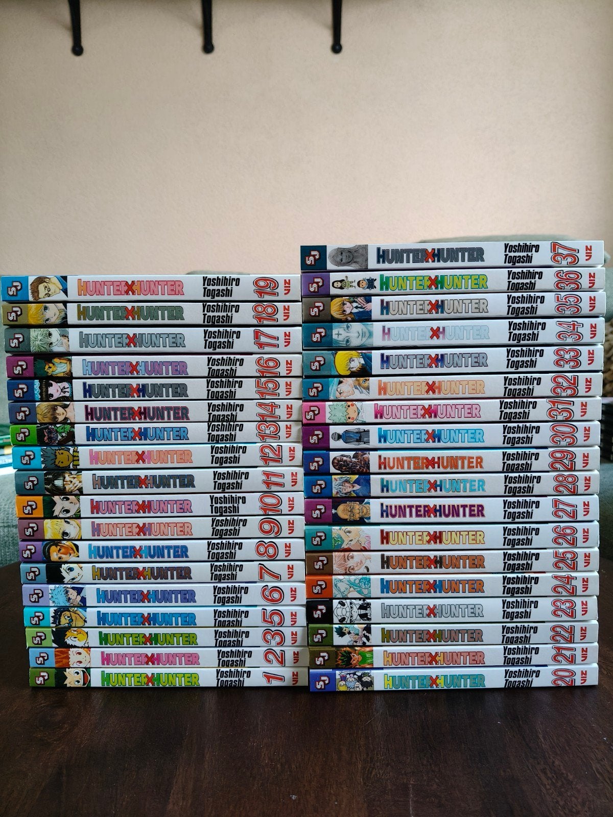 Hunter X Hunter manga set vol 1-37 (lees beschrijving), Meerdere comics, Ophalen, Zo goed als nieuw, Japan (Manga)