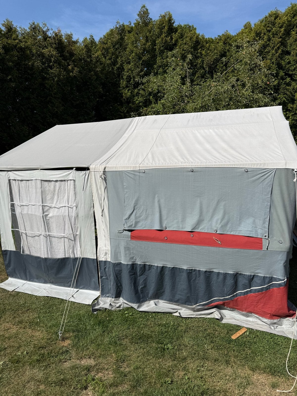 Compacte vouwwagen met keuken en fietsendrager, Ophalen, Meerkleurig, Aanwezig, Jamet