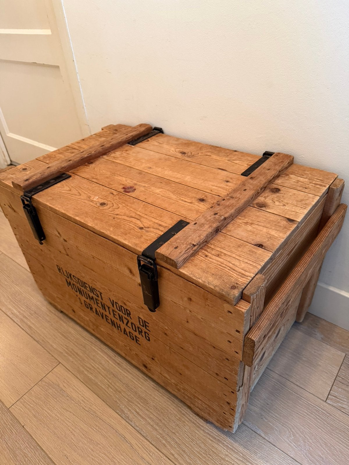 Kist hout, Ophalen, Minder dan 50 cm, Gebruikt, 50 tot 100 cm