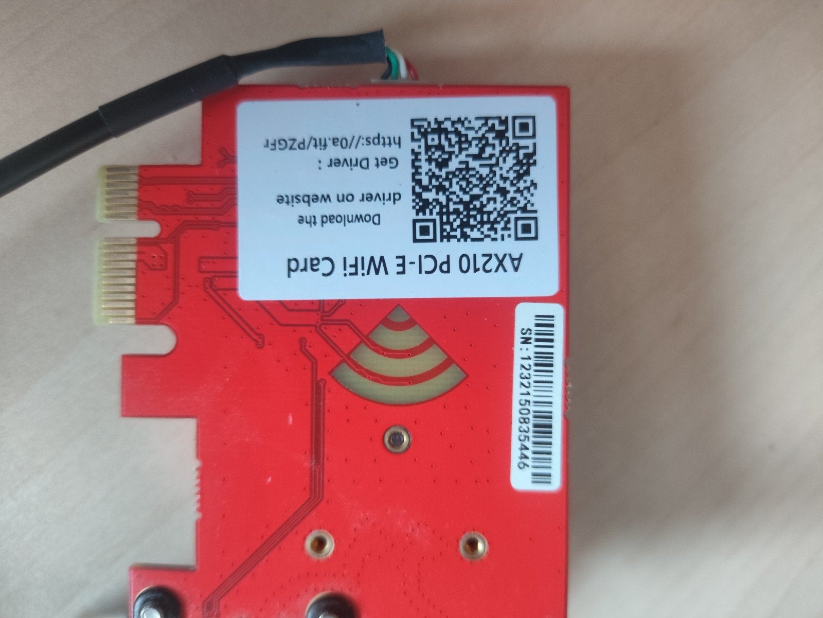 AX210 PCI-E WiFi Kaart met Antenne - Nieuwstaat, Computers en Software, Ophalen of Verzenden, Zo goed als nieuw, Intern, Ziyitihad